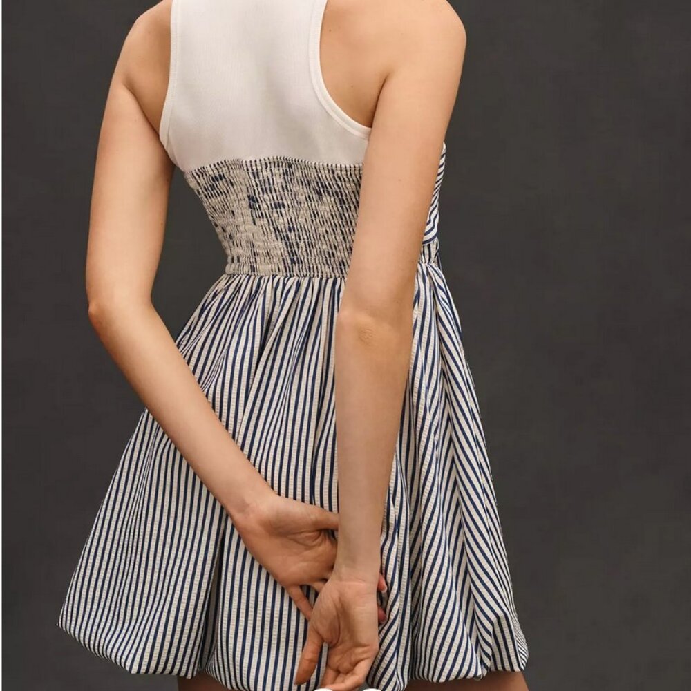 Porridge Sleeveless Twofer Bubble Mini Dress NWT - Picture 5 of 6